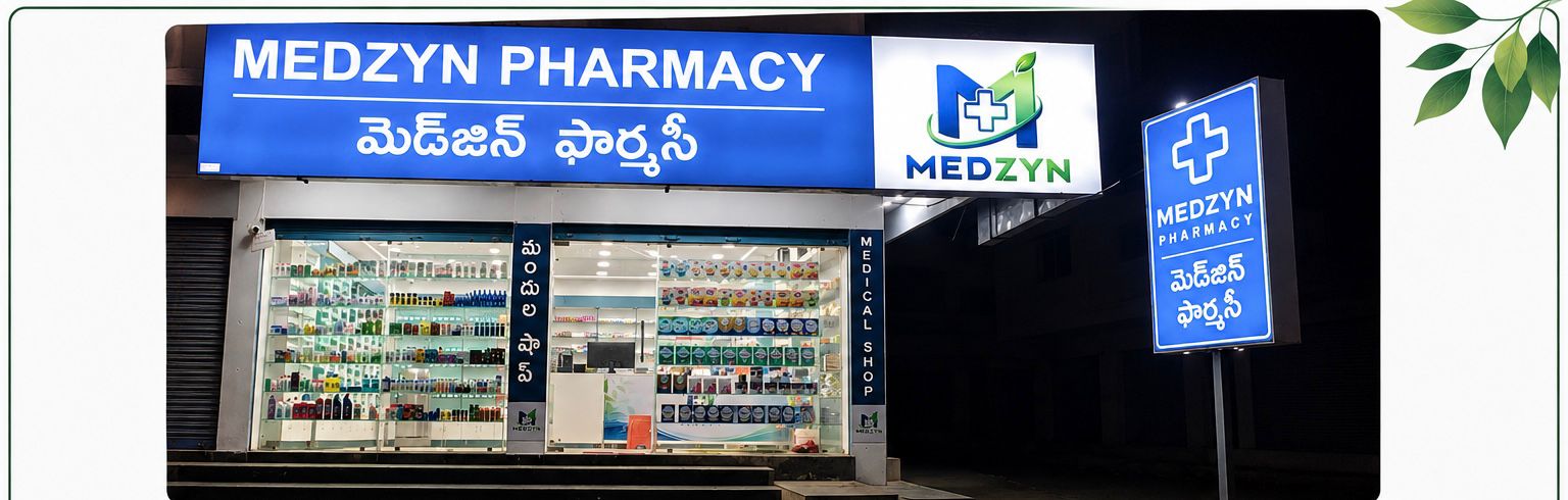MedZyn Pharmacy store in Devarakonda, Telangana